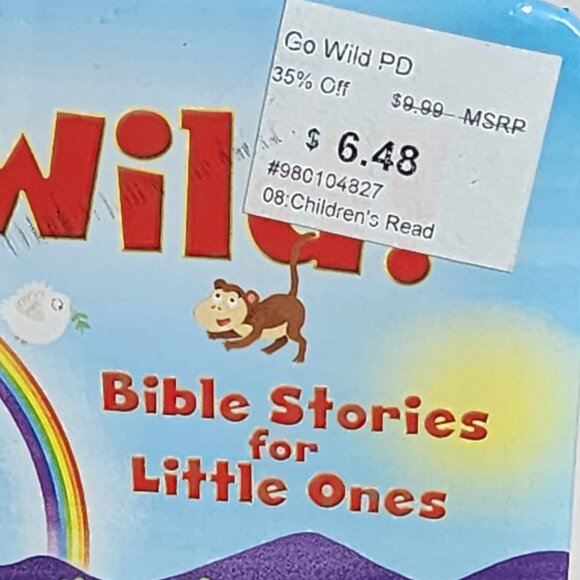 Go Wild Bible Stories for Little Ones Written by Crystal Bowman Softcover Book - Picture 3 of 16